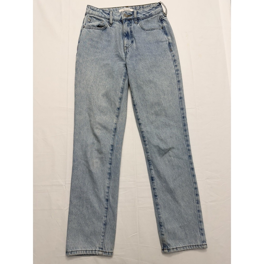 PacSun High Rise Straight Jeans Womens 29 Blue Light Wash Denim 29x28.5